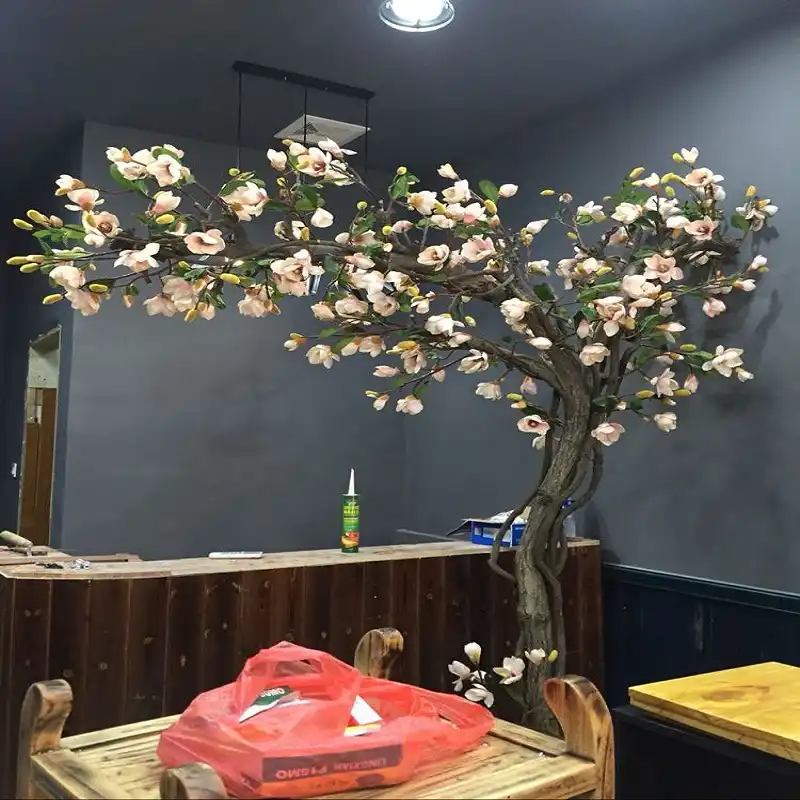 Artificial Tree Magnolia Tree Window Dressing Indoor Living Room