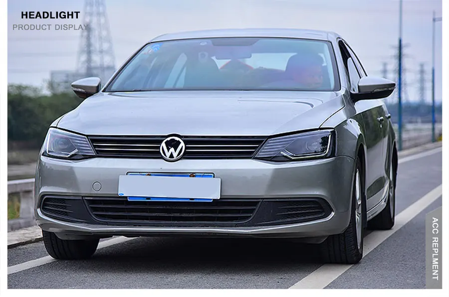 2 шт. светодиодный фары для Volkswagen Jetta 2011- светодиодный автомобильный фонарь ангельские глазки ксенон HID комплект Противотуманные фары светодиодный дневные ходовые огни