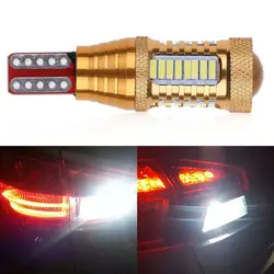 2x T15 W16W светодиодный Фары заднего хода 600Lm 920 921 912 Canbus 4014 32 smd выделить СВЕТОДИОДНЫЙ Резервного копирования подсветка лампы DC12V