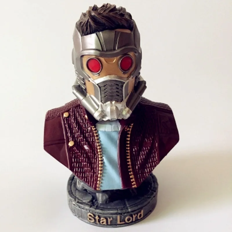 

Avengers:Infinity War Guardians Of The Galaxy Peter Jason Quill Star-Lord 1/4 Bust Resin Action Figure Model Toy G1171