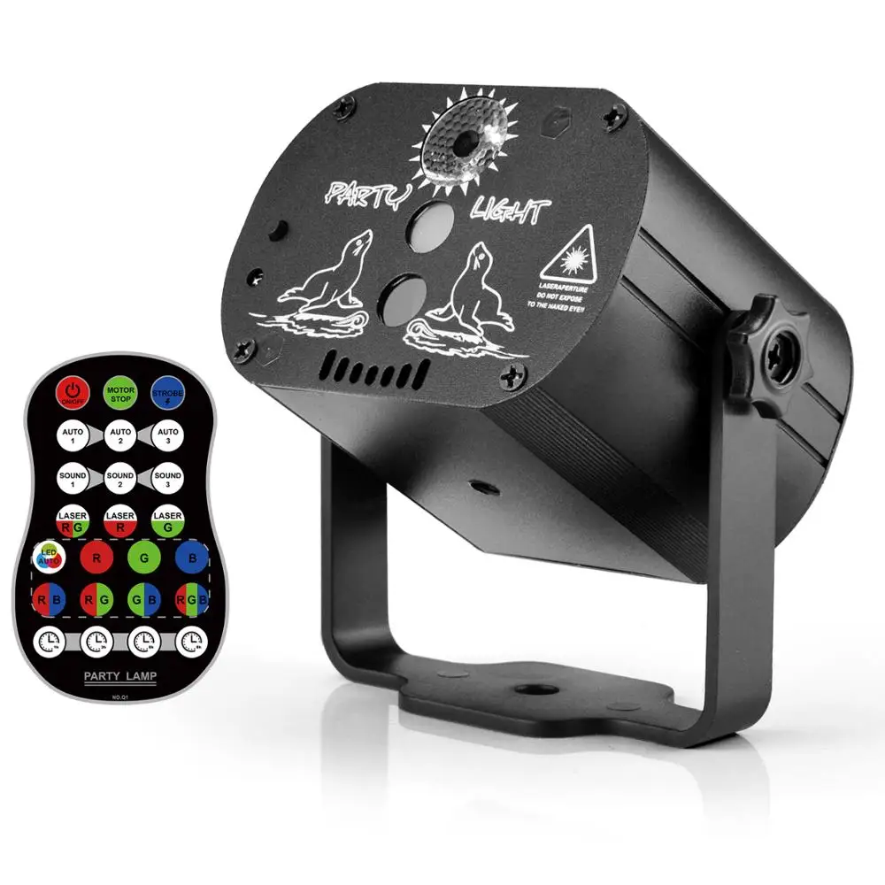 Новый 60 узоров RGB светодиодный лазерный светильник для рождества дискотеки