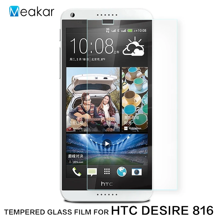 Закаленное стекло 0 3 мм 2.5D 9H 5.5for HTC Desire 816 защитная стеклянная пленка для экрана 800