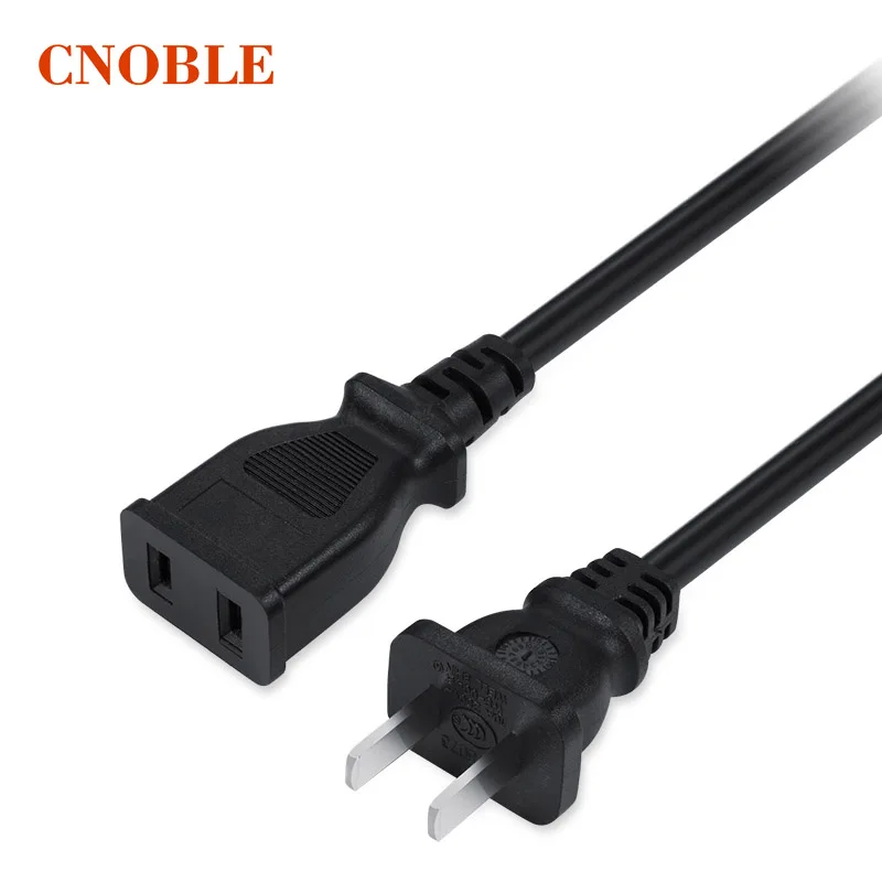 Promotion sale 50cm 10A AC power supply 2 Prong male/female extension