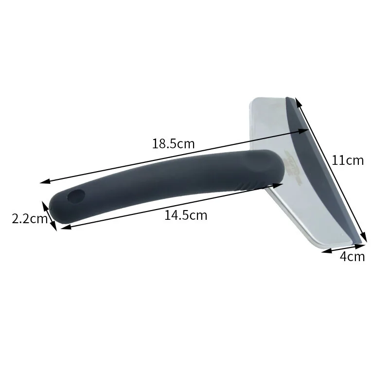 Shunwei قصيرة مقبض الفولاذ المقاوم للصدأ الجليد مجرفة الثلج الشتاء السيارات الثلوج إزالة مساعد جيد يمكن تخصيص شعار SD-3103