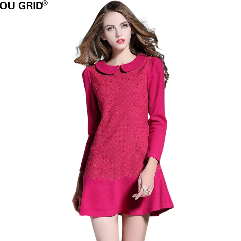 Peter pan collar kurti