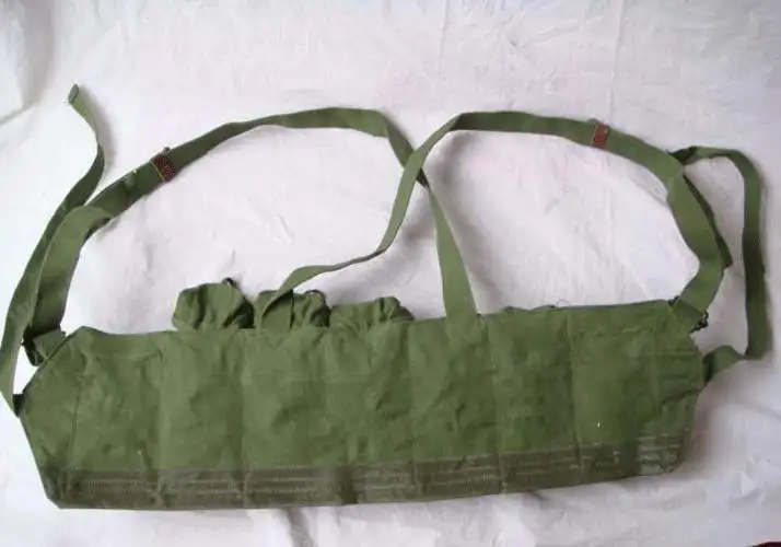 Излишки вьетнамские войны китайский Тип 63 авто Грудь Rig патроны мешок CN015|surplus ammo