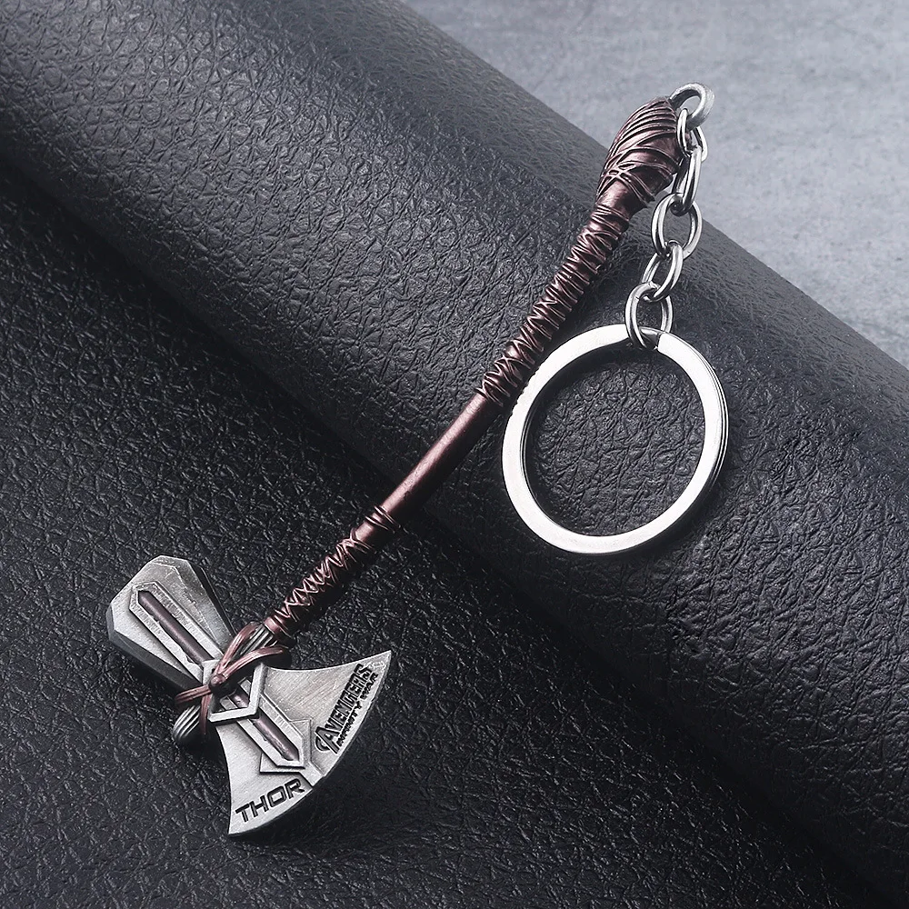 

New Avengers Endgame Thor Cosplay Armor Weapons Stormbreaker Kids Adult Metal Pendant Keychain Ornament Toy Cosplay Accessories