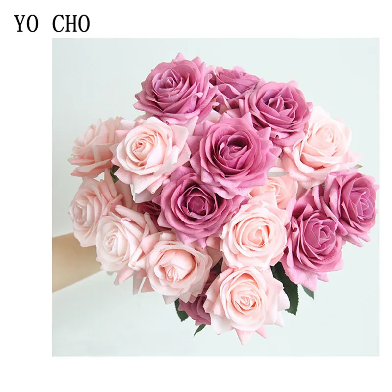 artificial flower roses wedding home decoration  (11)