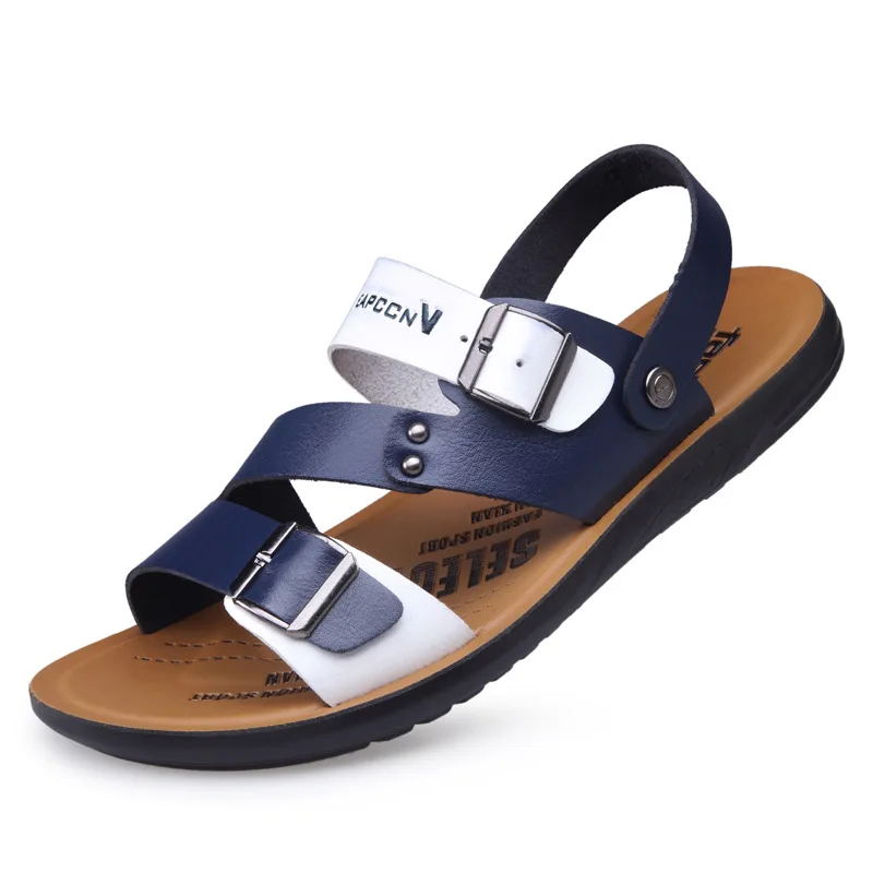 

Men Sandals Slip-on Men Shoes Fashion Beach Shoes Men Casual Shoes Youth Male Shoes Adult PVC Flip Flops Sandalias Hombre