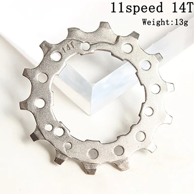 Маховик для горного велосипеда, зубья 11T 12T 13T 14T 15T 16T 17T 18T 19T 21T 11 SpeedSteel Freewheel, зубчатое колесо, запчасти для ремонта - Цвет: 11speed 14t-Silver
