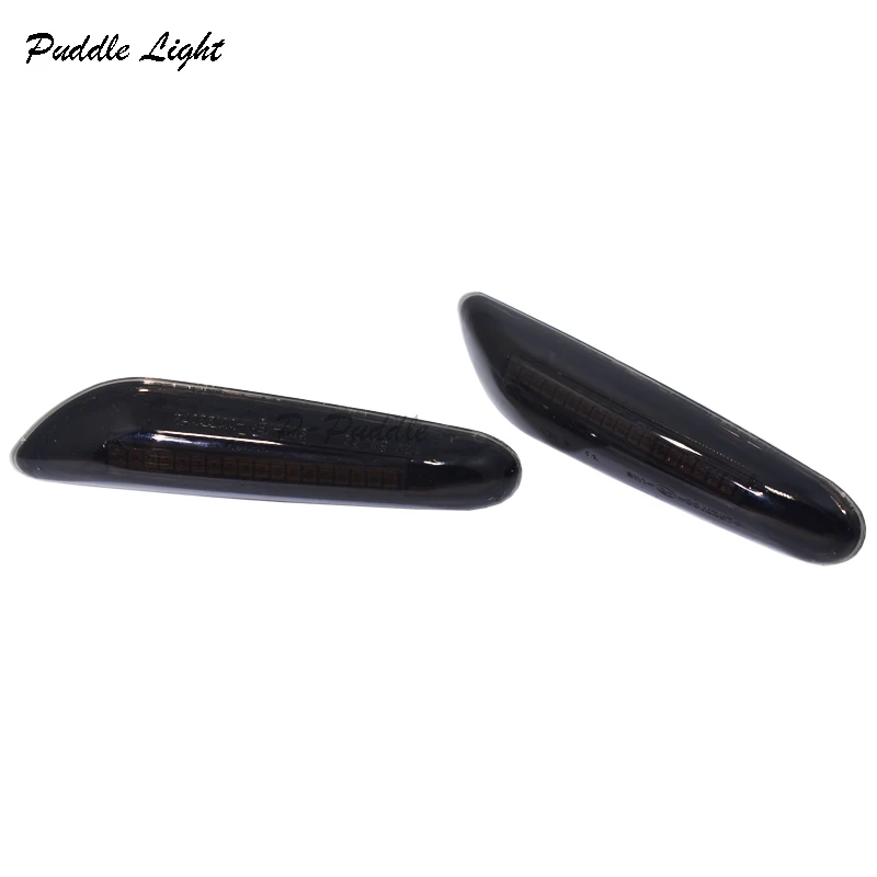 

2Pcs Amber LED Fender Side Marker Turn Signal Lights For BMW M3 128i 135i 120i E81 E87 X1 X3