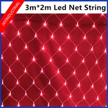 3X2 M 200 светодиодный сетчатый Сказочный свет для вечеринки свадьбы Рождества дерево-обертывание теплый белый синий сменный