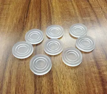 

50 Pcs Tea table glass non-slip transparent Rubber Gaskets 24*3mm