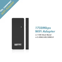 Dual band 2.4 Г/5.8 Г 11AC COMFAST 1750 М USB3.0 ac USB Wi-Fi Wi fi Антенны USB Wi-Fi Адаптер Беспроводной Сети wi-fi Карты Mini Маршрутизатор