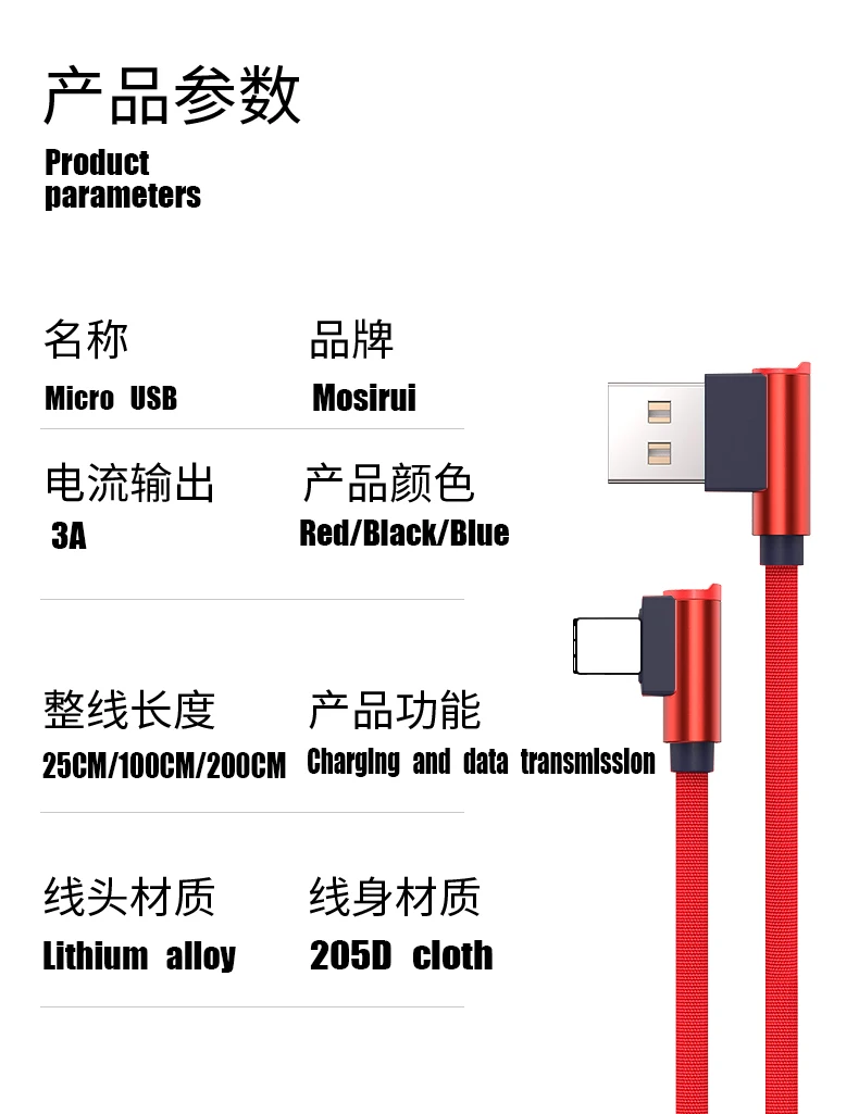 Кабель для зарядки мобильного телефона Micro usb Удлиненный кабель для передачи данных Быстрая зарядка 1 м 2 м для samsung Motorola LG Nokia Blackberry htc