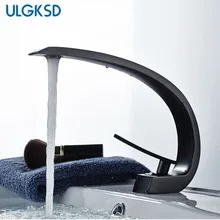 ULGKSD смеситель для раковины, раковины, одной ручкой, латунные смесители, смесительный кран для ванной комнаты, смеситель холодной и горячей воды