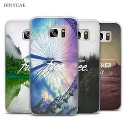 Binyeae лес туман небо бесплатная Ясно Телефон чехол для Samsung Galaxy Note 2 3 4 5 7 S3 S4 s5 Mini S6 S7 S8 Edge Plus