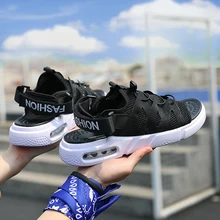 Мужские летние сандалии; модная повседневная мужская пляжная обувь; водонепроницаемые шлепанцы; спортивные вьетнамки на плоской подошве; уличные сандалии; цвет черный, белый; размеры 39-44