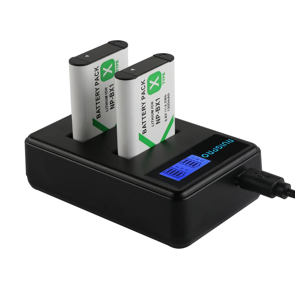 Billig RP Batterie NP BX1 NP BX1 Batterie + USB Ladegerät für Sony DSC RX1 RX100 M3 M2 RX1R GWP88 PJ240E AS15 WX350 WX300 HX300 HX400