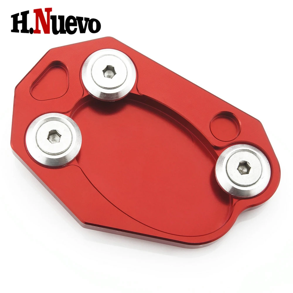 For Kawasaki Z800 Z 800 2013-2015 CNC Kickstand Side Stand Enlarger Plate Pad For Kawasaki Z1000 Z1000SX Z 1000 SX 2010-2015 (11)