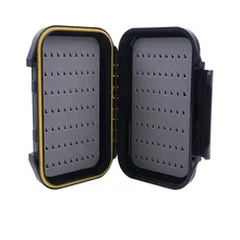 PureLeisure Водонепроницаемая коробка для мух 8X3X13,5 см Легкая ручка пена и щелевая пена пластиковые аксессуары для ловли нахлыстом