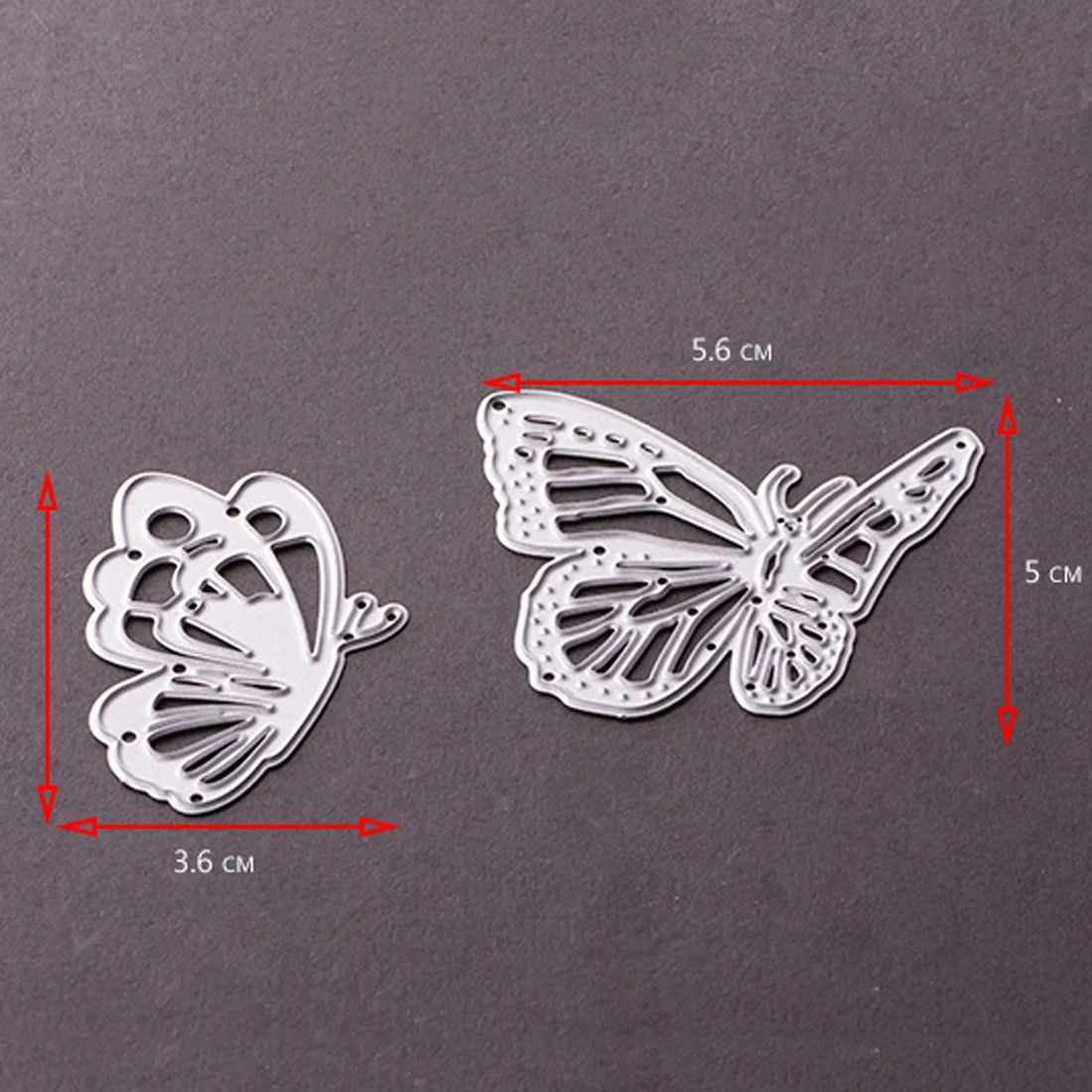 Супер горячая 2 шт бабочка металлические режущие штампы для DIY скрапбукинга фотоальбома декоративные