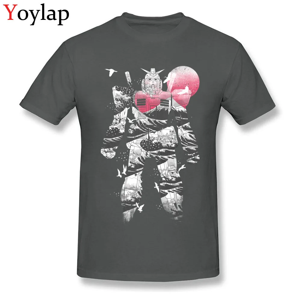 Casual Tops Tees for Men Funky Summer Fall Crew Neck 100% Cotton Short Sleeve T-Shirt Anime Wave Cool Tee-Shirt Top Quality carbon