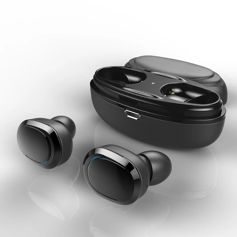 

TWS Wireless Earbuds T12 Bluetooth V4.1 Mini Earphones Stereo HiFi Headset With Mic For Sports Running For iPhones & Android