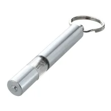 Цилиндрическая форма антистатический Брелок Серебряный тон ясный автомобиль статическое электричество Releaser Discharger