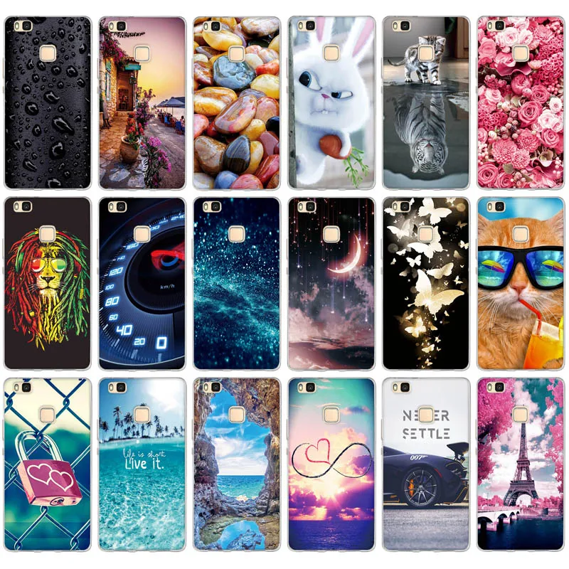 لهواوي P9 لايت 2016 حالة هواوي G9 لايت غطاء لينة سيليكون الهاتف حافظة لهاتف Huawei P9 لايت P9LITE VNS-L21 L31 L23 5.2 بوصة