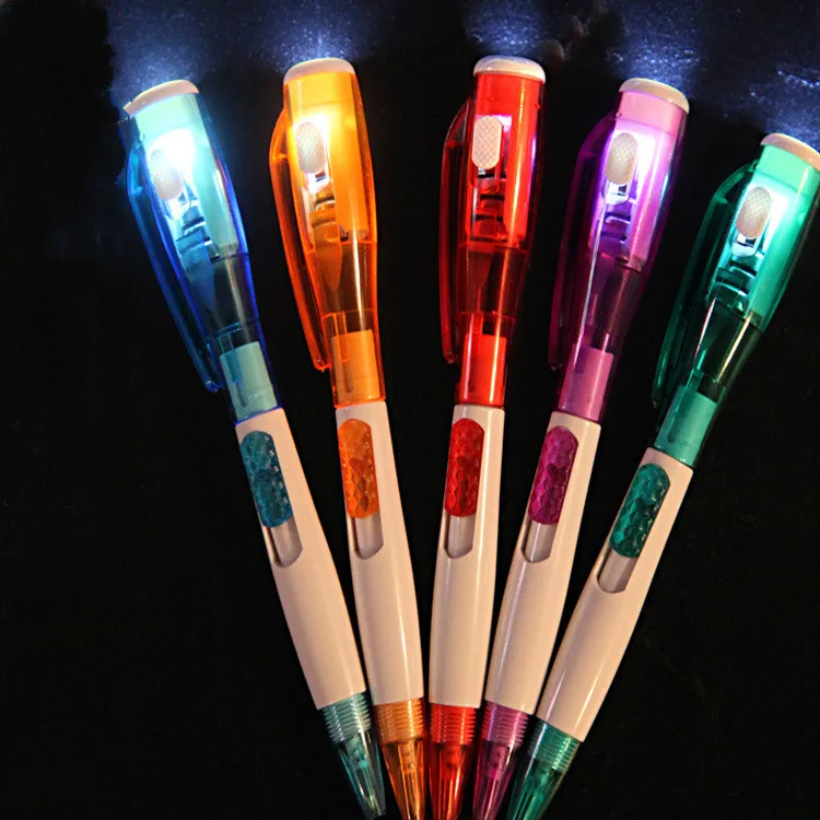 13 cm Disney Cute Creative Stationery Pens Korea New Strange with LED