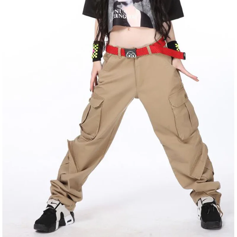 

New Cargo Pants Women Hip Hop Loose Jeans Baggy Pants For Women SHIERXI