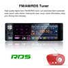 Podofo-Radio para coche P5130, 1Din, RDS, reproductor Multimedia MP5 con pantalla táctil de 4 