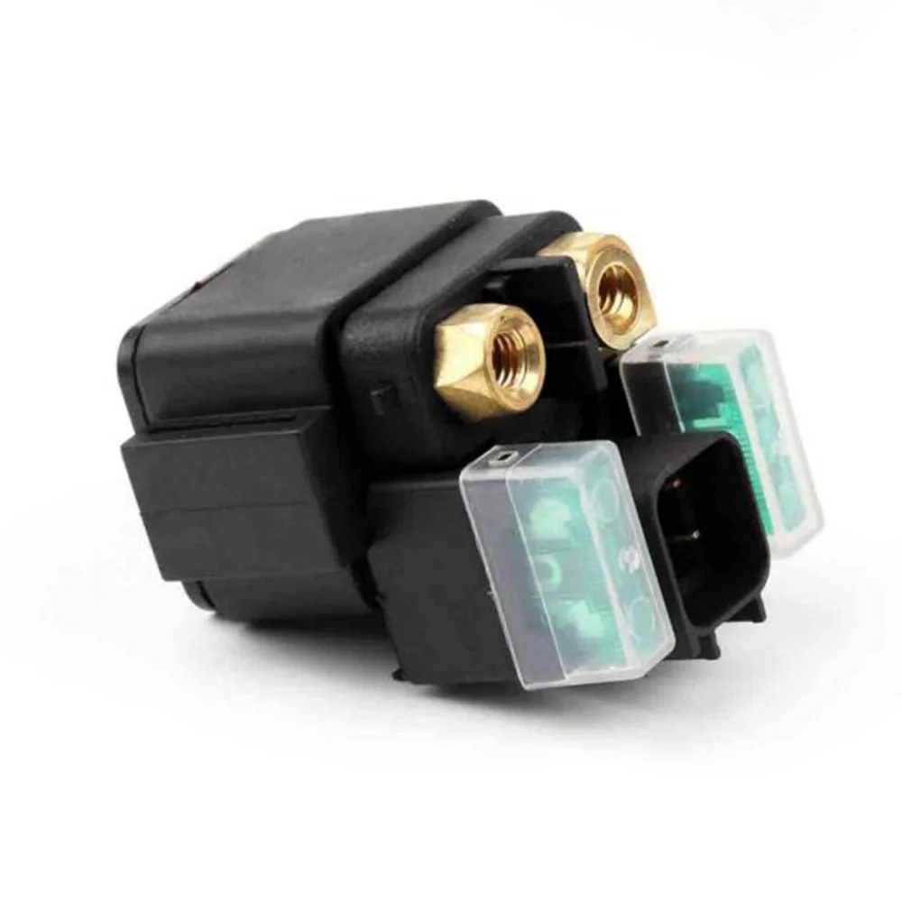 4 Pin Black Motorcycle Relay with 2PCS 30A Medium Fuse High Quality