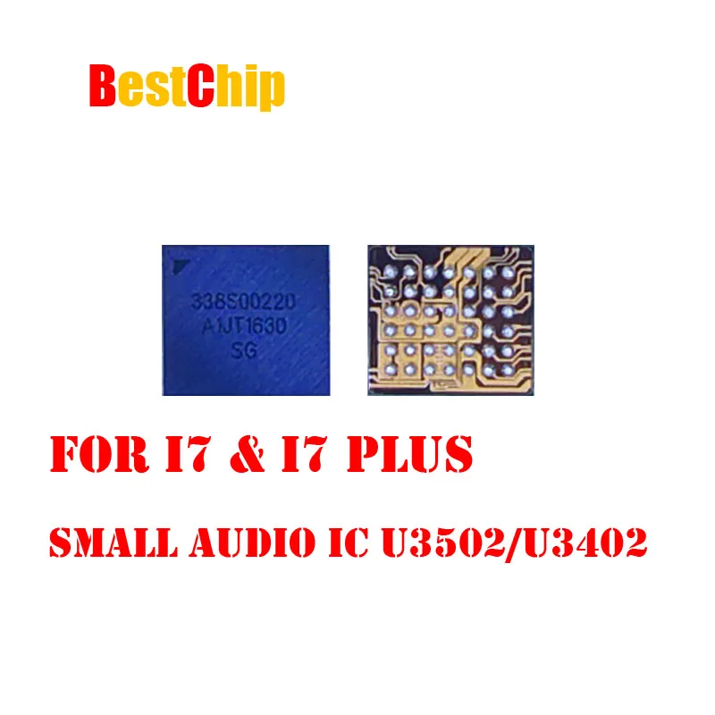 

2pcs-50pcs/lot Original U3402 U3502 for iphone 7 7plus small audio codec ic chip
