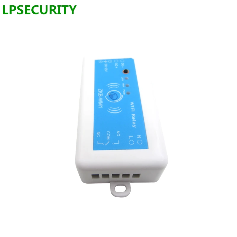 LPSECURITY ворота и двери управление доступом Одно реле Wi-Fi удаленный смарт-переключатель модуль Поддержка IOS Android APP/Wifi открывалка для двери
