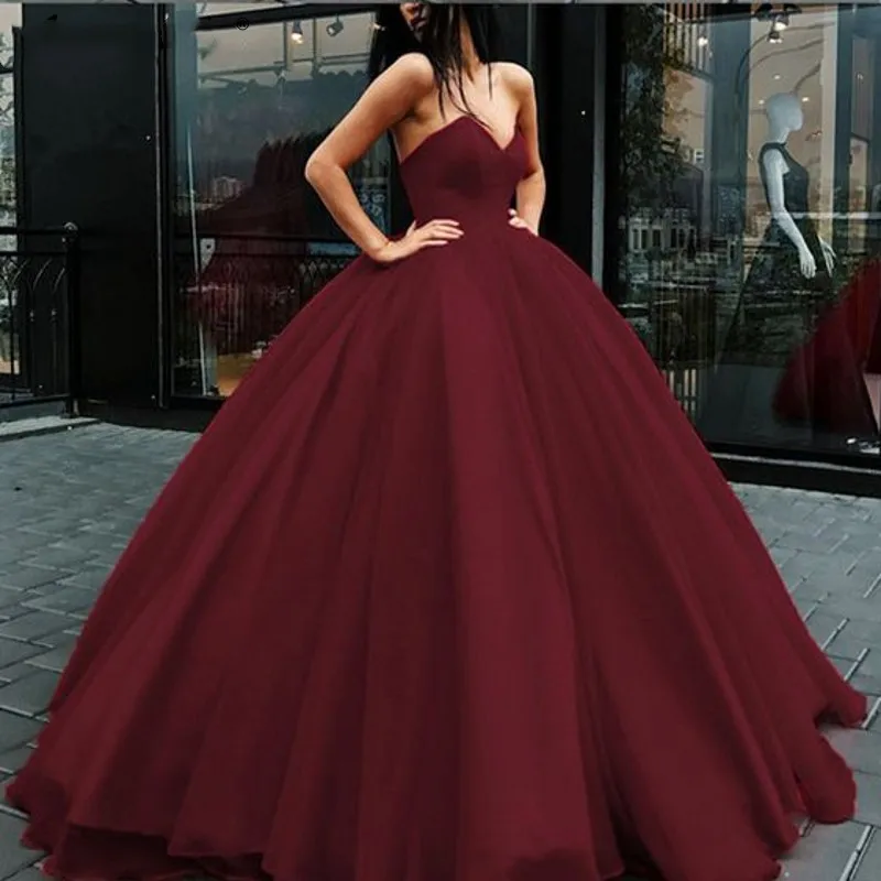 Женское бальное платье Hunter Green Quinceanera длинное без бретелек для выпускного вечера