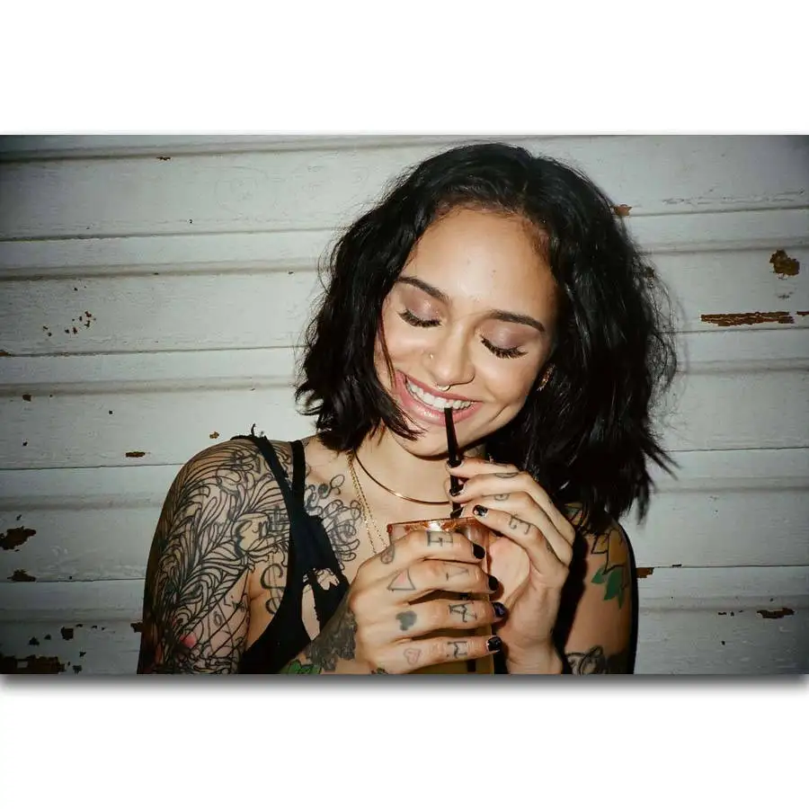 S799 kehlani поп музыка певец звезда настенная живопись печать на шелковом холсте