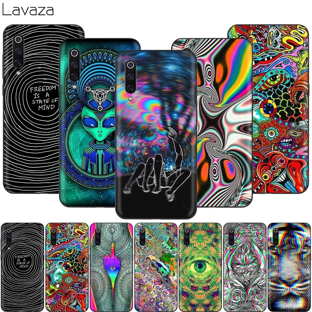 Чехол Lavaza Psychedelic Trippy для Xiaomi 9T Pro CC9 A3 Redmi K20 7A Huawei Honor 20 9X P20 Lite Nova 5i Y9 | Мобильные