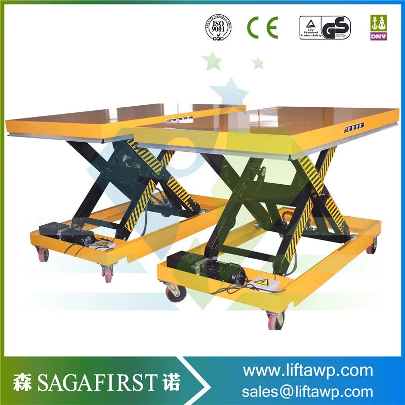 Double Cylinder Hydraulic Scissor Lift Tablein Car Jacks from