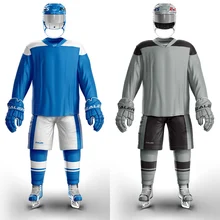 Крутой хоккейный 2 шт дышащий Быстросохнущий дешевый хоккейный свитер для тренировок и соревнований H6100