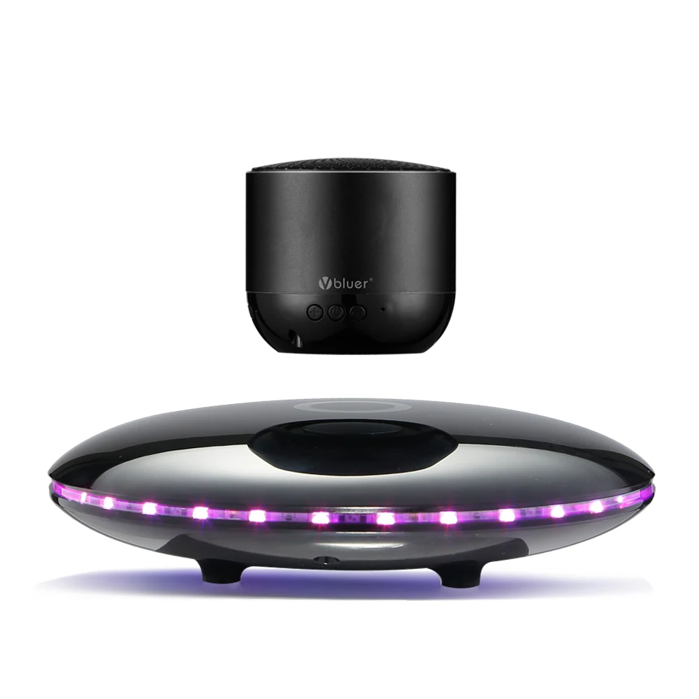 

Vbluer  Levitating Portable Wireless Bluetooth Speakers Rechargeable Floating Sound System with Flash LED Light