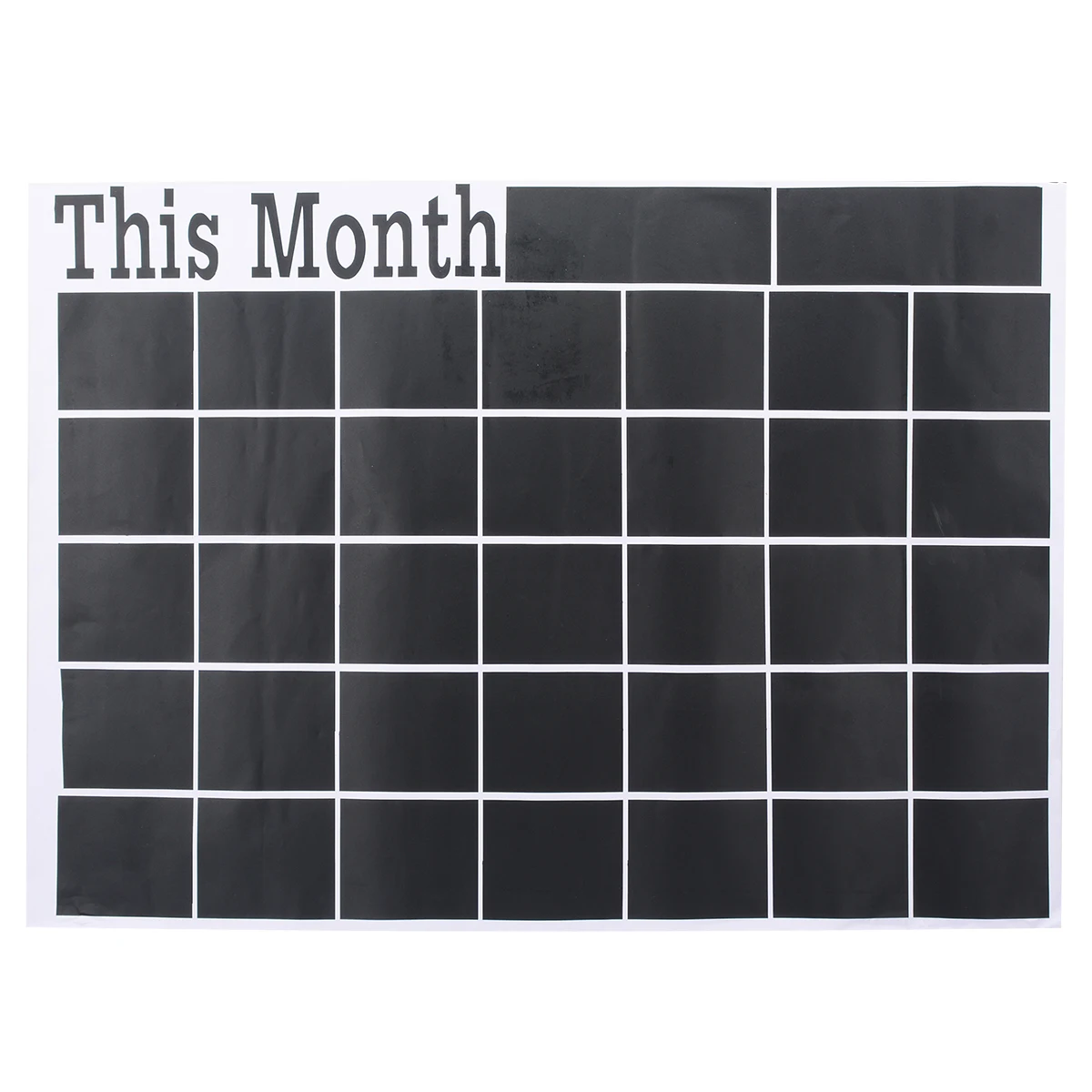 

Mayitr Monthly Chalkboard Wall Sticker Removable Plan Blackboard Calendar Memo Board Study Room Office 58 x 43cm Mayitr