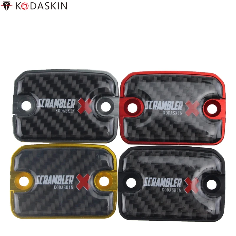 

KODASKIN Brake Clutch Caps Fluid Reservoir Covers Protectors for Ducati Scrambler URBAN ENDURO