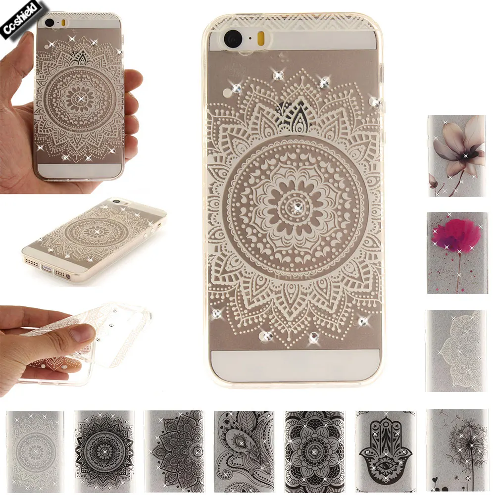 Подходящий чехол из ТПУ для APPLE iPhone 5 S Чехол мобильного телефона мягкий