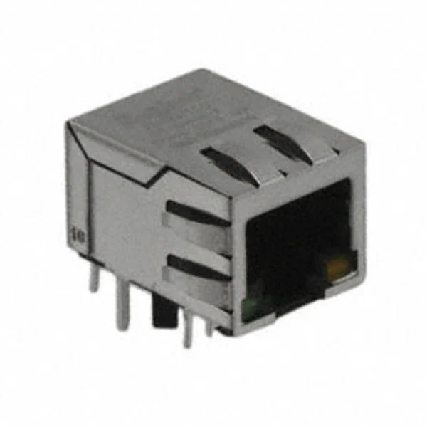 

CONNECTOR MAGJACK 1 PORT 1000 BASE-T RJ45 8 PIN RIGHT ANGLE THROUGH HOLE ROHS REACH