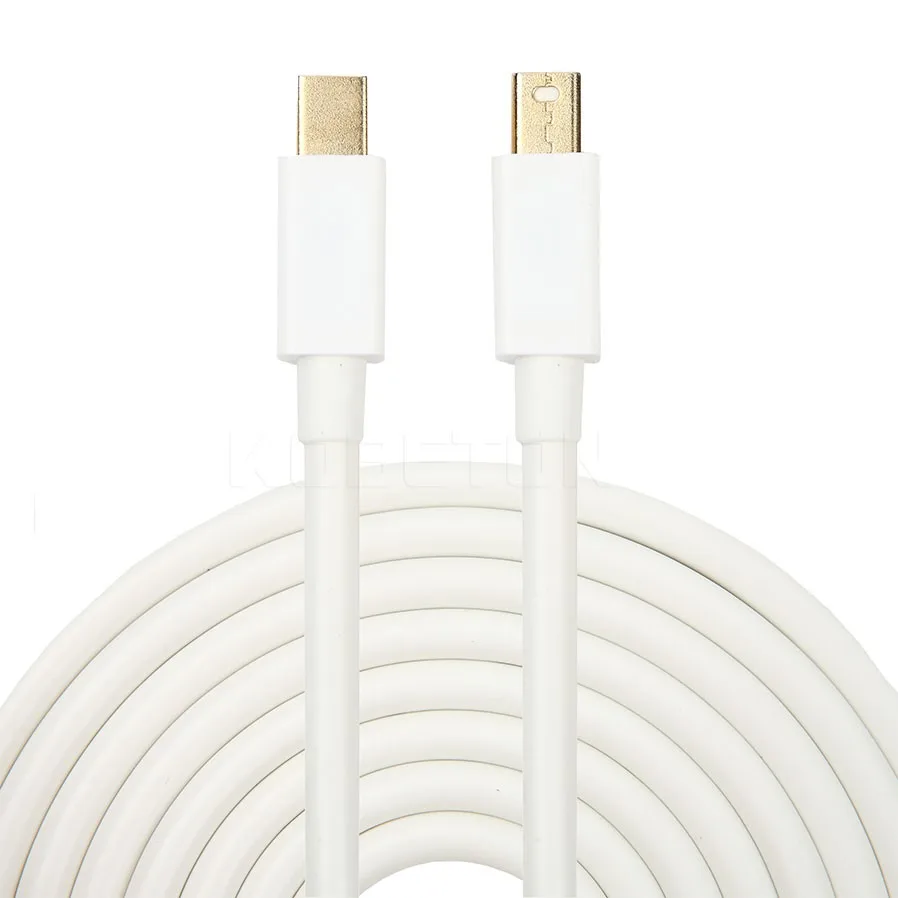 Удлинительный кабель Mini DisplayPort Dispalyport Male thunderbolt 6 футов/1 8 м 3 м/10 футов 15 футов/5 м|mini