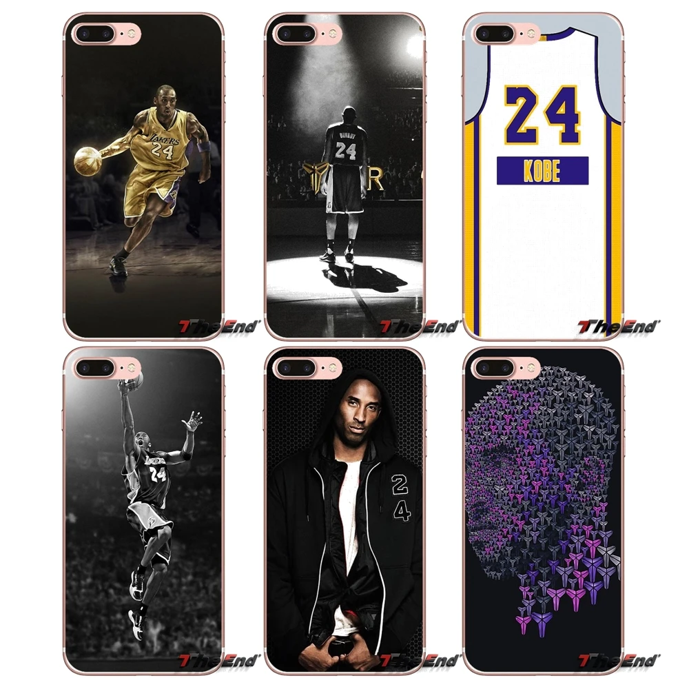 

For Apple iPhone X 4 4S 5 5S SE 5C 6 6S 7 8 Plus 6Plus 7plus 8plus Fundas Coque Kobe Bean Bryant KB 24 Soft Silicone Case