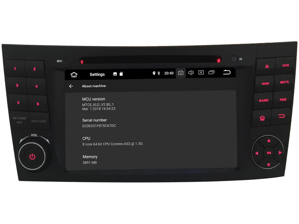 Cheap KLYDE 4G Android 8 Octa Core 4GB+32GB Car DVD Player For Mercedes-Ben E-Class W211 E200 E240 E280 E300 E350 E400 E420 E500 E55 4