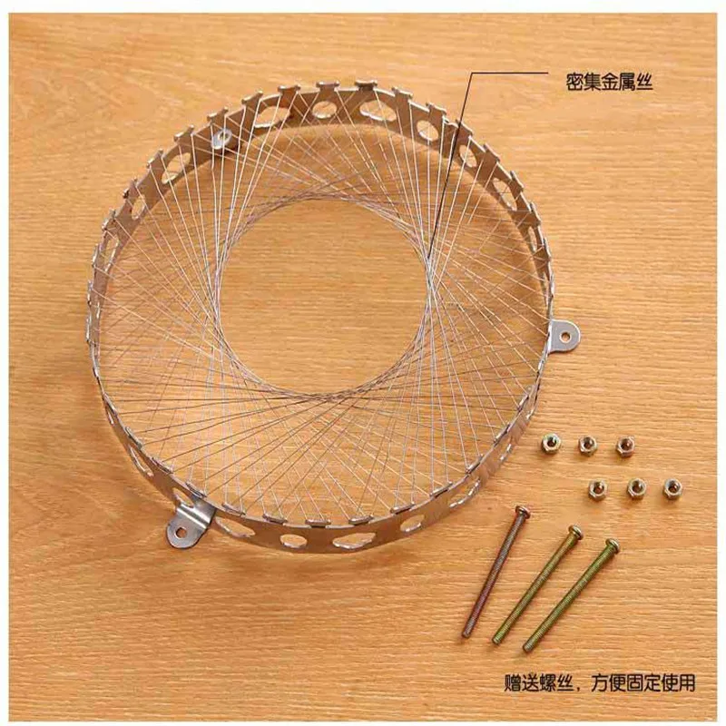 Нержавеющая сталь газовая плита фонарь ветрозащитная энергосберегающая круглая крышка чехол Сетка аксессуары для кухни